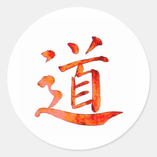 Tao 1 runder aufkleber