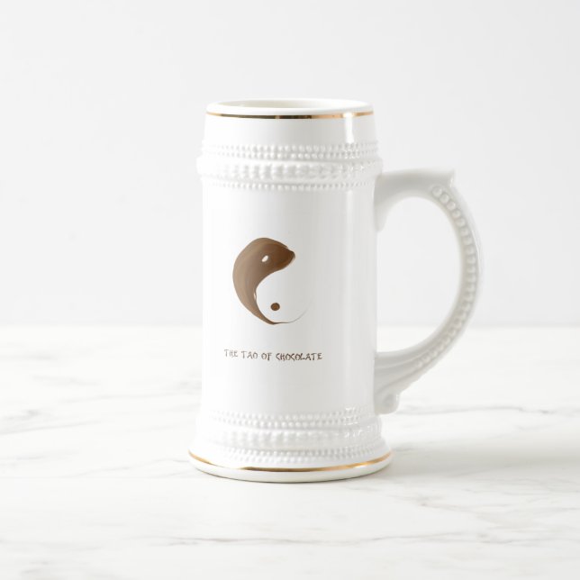 Tao des Schokoladen-Steins Bierglas (Rechts)