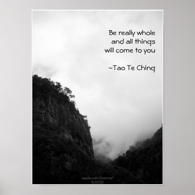 Tao Te Ching No.2/ Poster (Vorne)