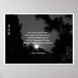 Tao Te Ching No.3/ Poster