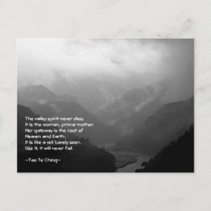 Tao Te Ching No.6/ Postcard Postkarte