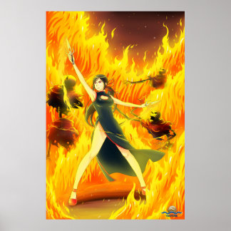 TAOFEWA - Poster des vagues de feu de Gabija