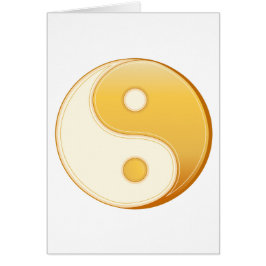 Taoismen-Symbol-Grußkarte