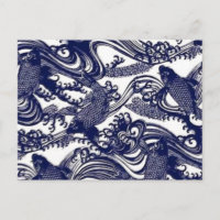 Taoismus Yin Yang Blue Japanisch Tattoo Koi Fisch