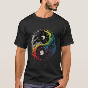Taoismus Yin Yang Symbol auf Zen Taijitu Yin T-Shirt