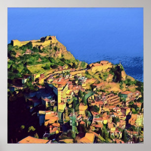 TAORMINA - Sicily - Poster