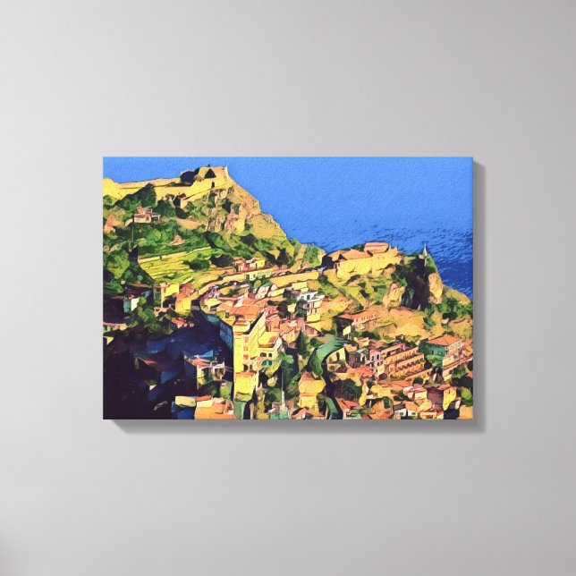 TAORMINA - Sizilien - Leinwanddruck (Vorderseite)