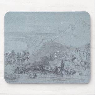 Taormina, "von den Ansichten von Sizilien" (Kreide Mousepad