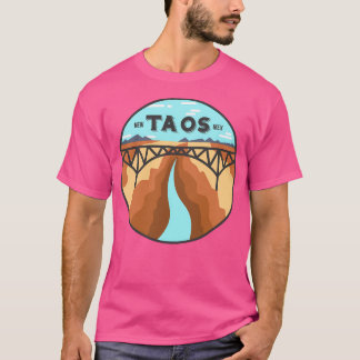Taos New Mexico - Day Baseball Sleeve T-Shirt
