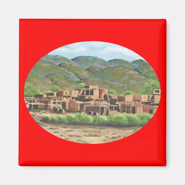 Taos, New Mexico Magnet (Vorne)