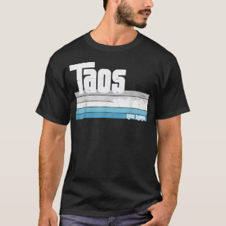 Taos New Mexico Nm Retro Vintage Skifahren Wandern T-Shirt