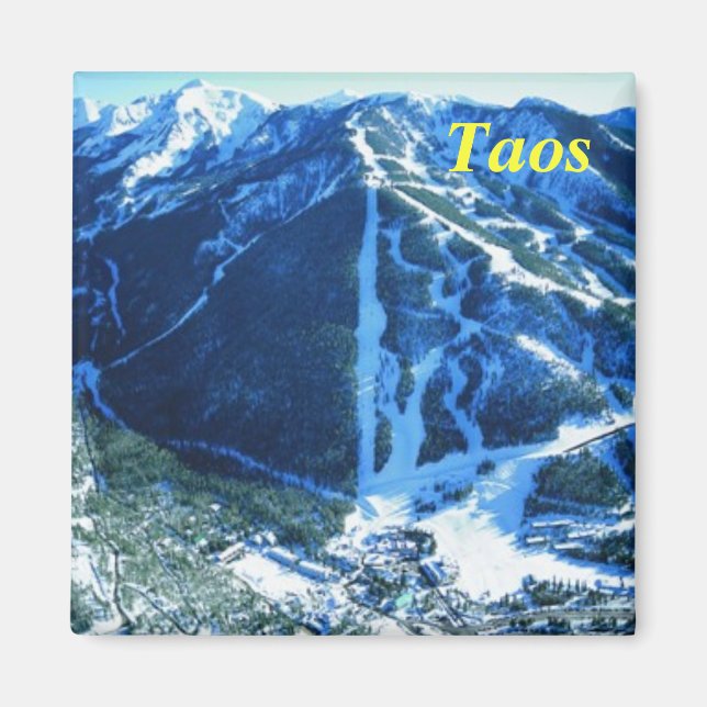 Taos new mexico ski magnet (Vorne)