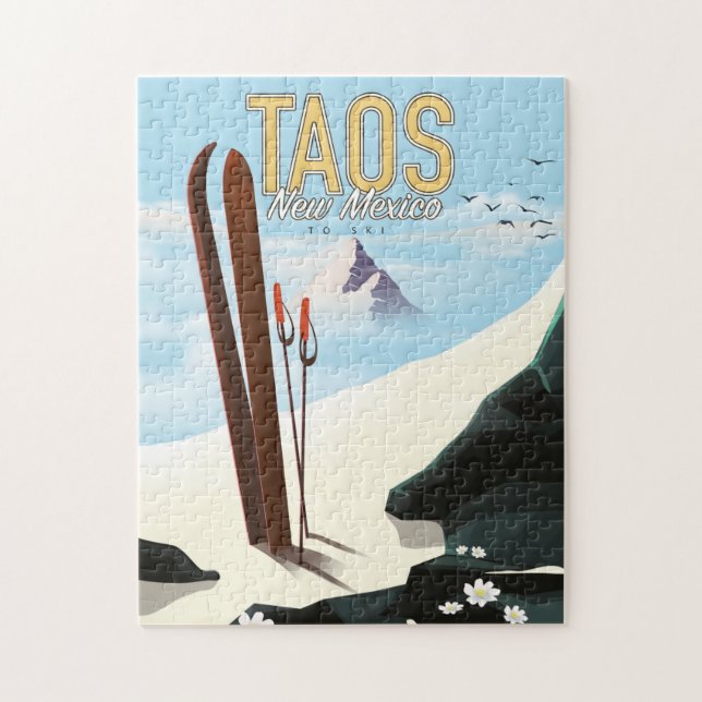 Taos New Mexico Skipposter (Vertikal)