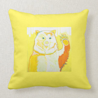 Taos Painter Allegra Sleep's "Hondo Bear" Kissen