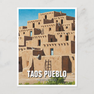 Taos Pueblo New Mexico Postkarte