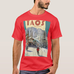 Taos Ski Valley New Meico USA Wandern Snowboarden  T-Shirt
