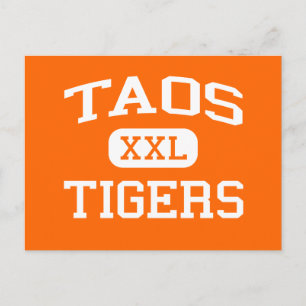 Taos - Tigers - Taos High School - Taos New Mexico Postkarte
