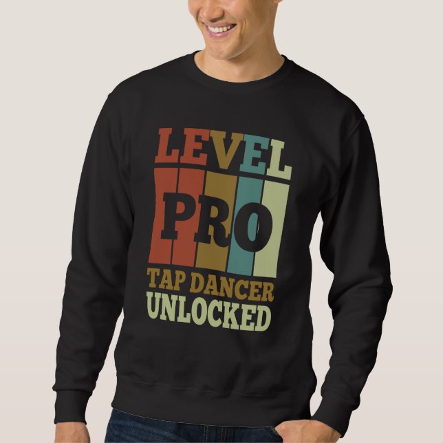 Tap Dancer Pro Unlocked Vintage Style Unique Sweatshirt (Vorderseite)