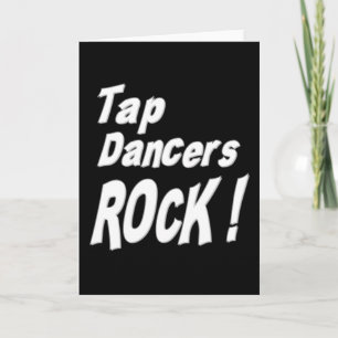 Tap Dancers Rock ! Carte de vœux