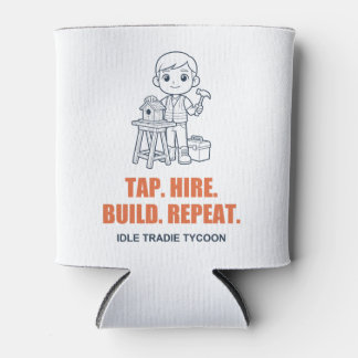 Tap Hire Build Repeat Tradie Stubbyhalter Dosenkühler