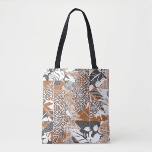Tapa-Tribal im hawaiianischen Stil, abstrakter Pat Tasche