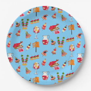 Tapas-Party Pappteller