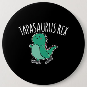 Tapasaurus Rex Stich Dance Dinosaur Dino Button