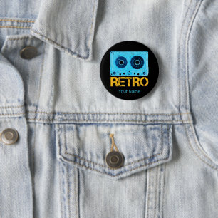 Tape Retro suchen nach Vintagem Cassette-80er-Part Button