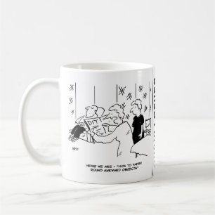 Tapering und Zuhause Decoration Cartoon Kaffeetasse