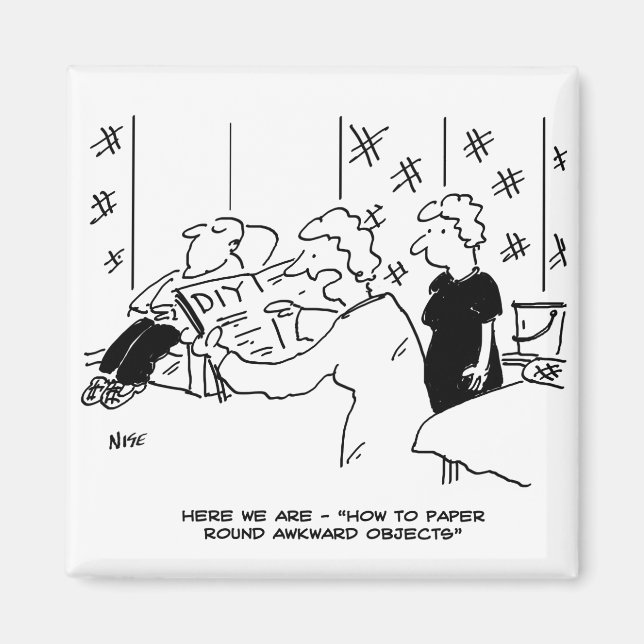 Tapering und Zuhause Decoration Cartoon Magnet (Vorne)