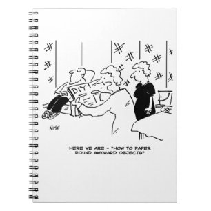 Tapering und Zuhause Decoration Cartoon Notizblock