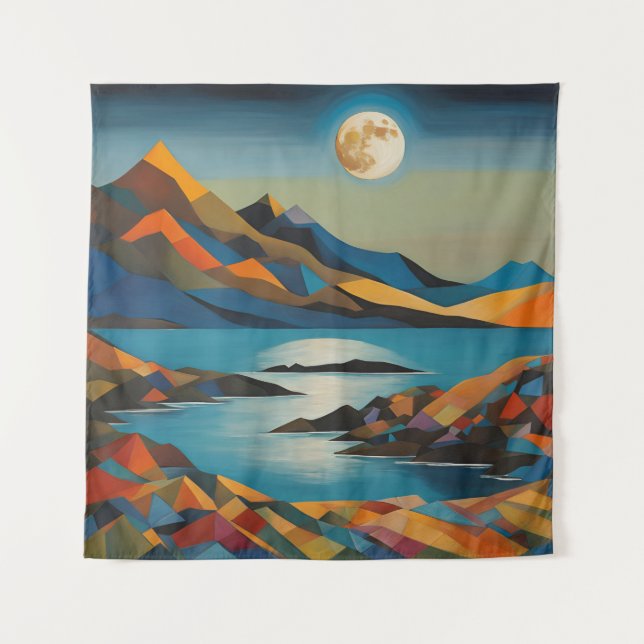 Tapesta Moderne Kunst, Dichtung und Musik Wandteppich (Vorderseite)