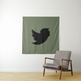 TAPESTRIE - T BIRD DESIGN - GRÜNE/SCHWARZE WANDTEPPICH