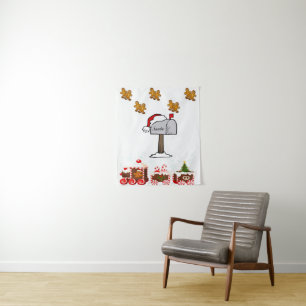 Tapestries Christmas Gingerbread Man Wandteppich