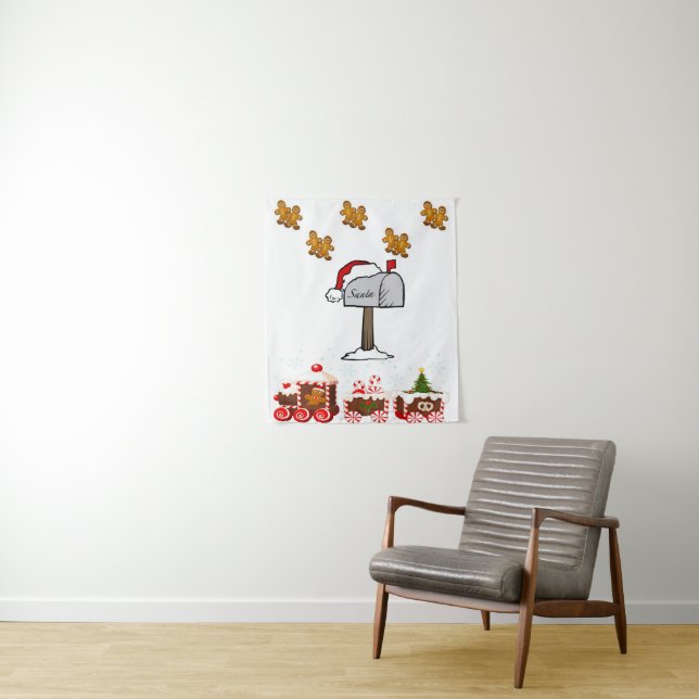 Tapestries Christmas Gingerbread Man Wandteppich (Beispiel)
