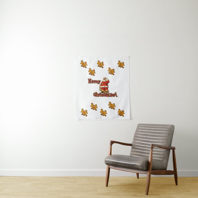 Tapestries Christmas Gingerbread Man Wandteppich (Beispiel)