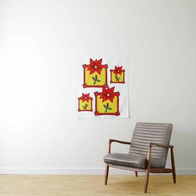 Tapestries Poinsettia Wandteppich (Beispiel)