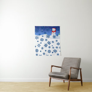 Tapestries Snowman Wandteppich