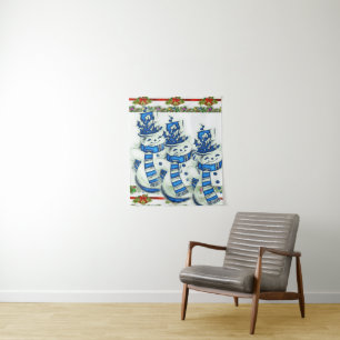 Tapestries Snowman Wandteppich