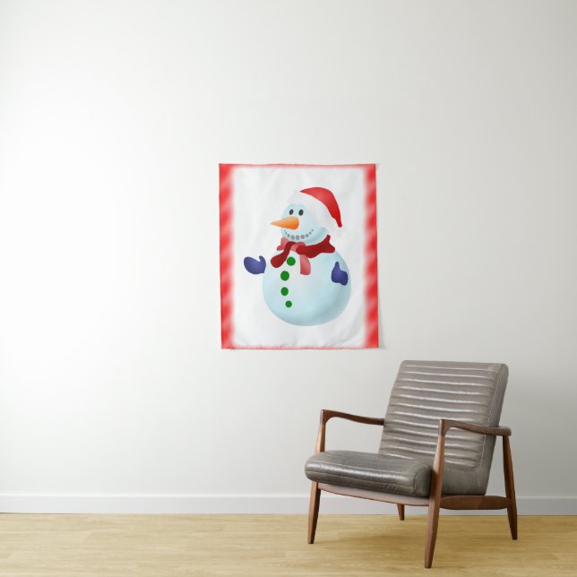 Tapestries Snowman Wandteppich (Beispiel)