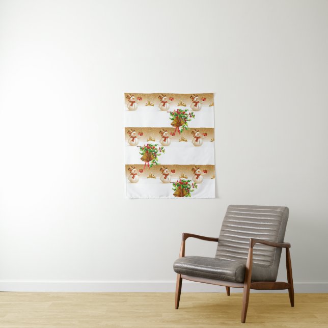 Tapestries Snowman Wandteppich (Beispiel)