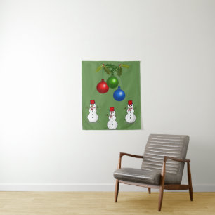 Tapestries Snowman Wandteppich