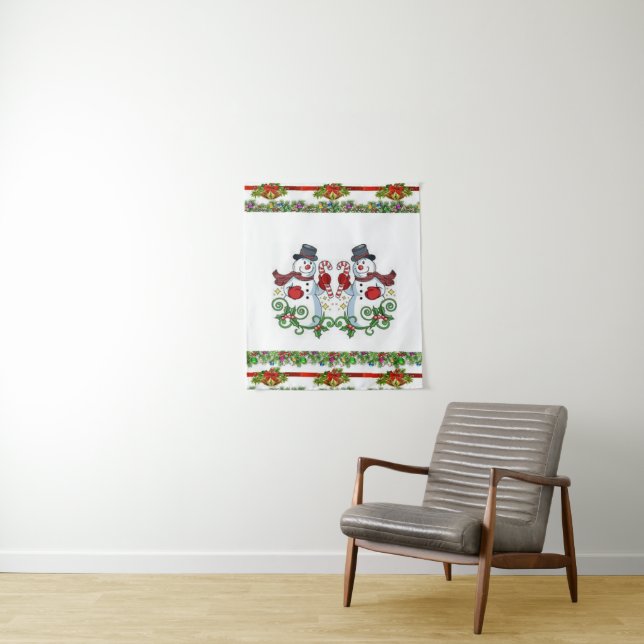 Tapestries Snowman Wandteppich (Beispiel)