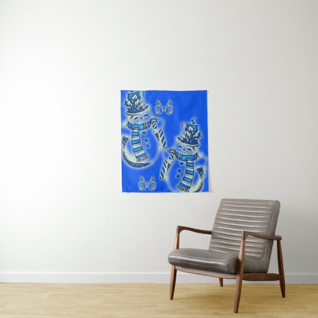 Tapestries Snowman Wandteppich (Beispiel)