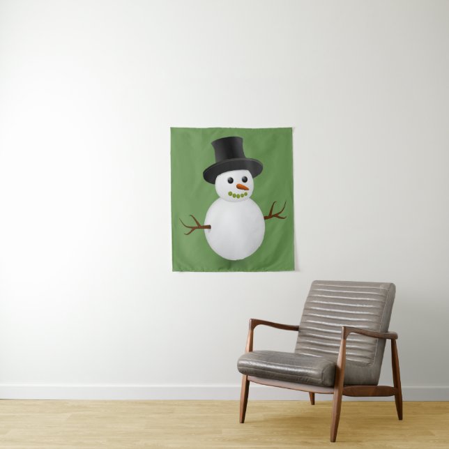 Tapestries Snowman Wandteppich (Beispiel)