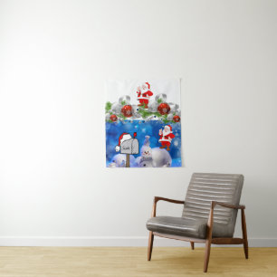 Tapestries Snowman Wandteppich