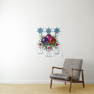Tapestries Snowman Wandteppich
