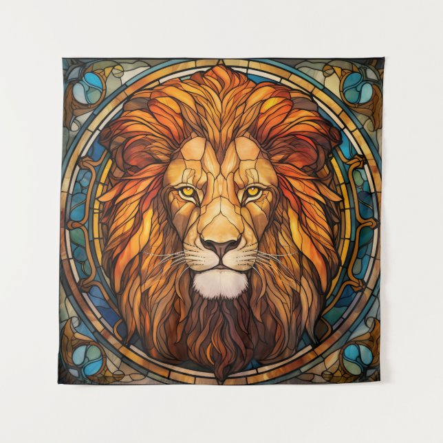 Tapestry aus verkettetem Glas Wandteppich (Vorderseite)