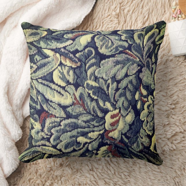 Tapestry-Blätter-Kopfkissen Kissen (Decke)