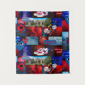 Tapestry der amerikanischen Universität Wandteppich